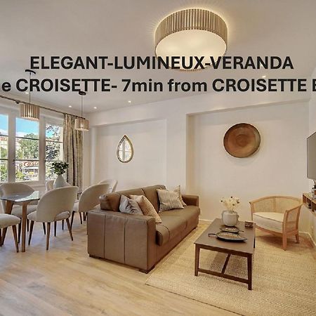 Magnifique 3 Pieces Renove Cannes Centre 'Banane' Avec Veranda ! A2B88 Exteriér fotografie