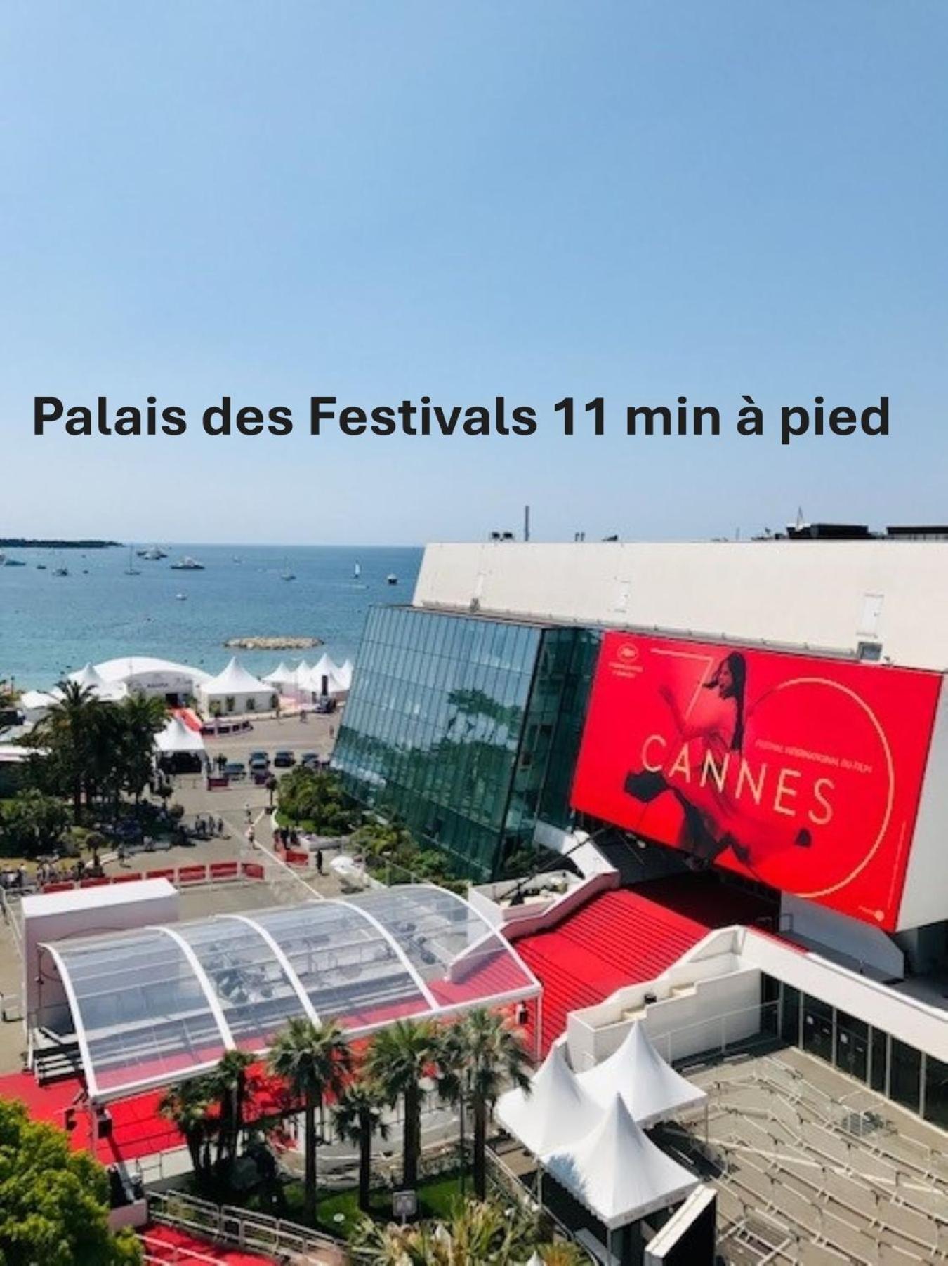 Magnifique 3 Pieces Renove Cannes Centre 'Banane' Avec Veranda ! A2B88 Exteriér fotografie
